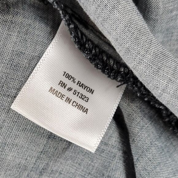 MSK Halter Maxi Dress Womens S Black Floral Tie Band Neck Vacation Summer Boho - Picture 4 of 16